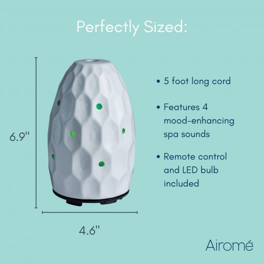 White Hexagon Spa Sound Ultrasonic Diffuser