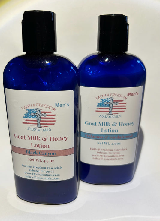 Men's Goat Milk & Honey Lotion